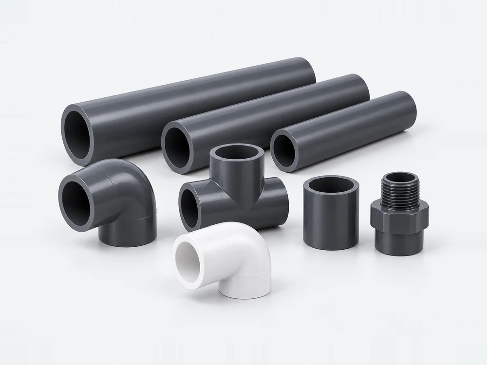 Composición referencial de PVC SCH-80 / SCH-40 de ERA
