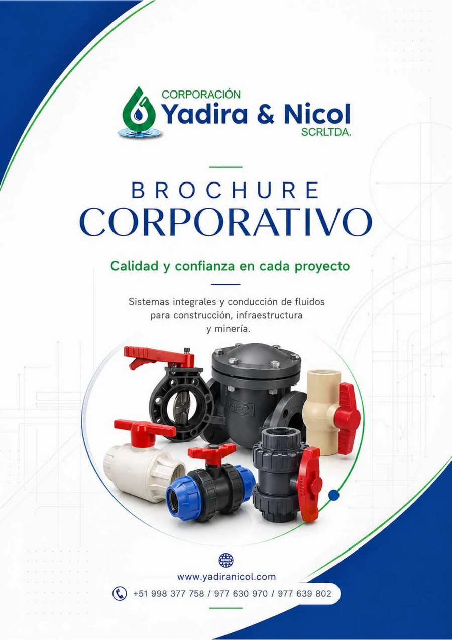 Brochure empresarial Corporación Yadira Nicol