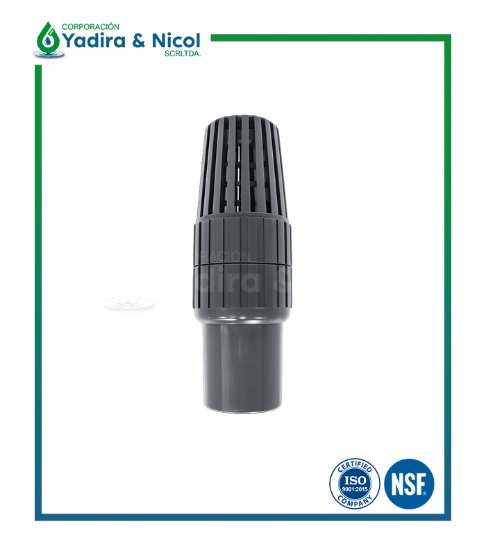 CHECK PIE RESORTE PRESION PVC LD