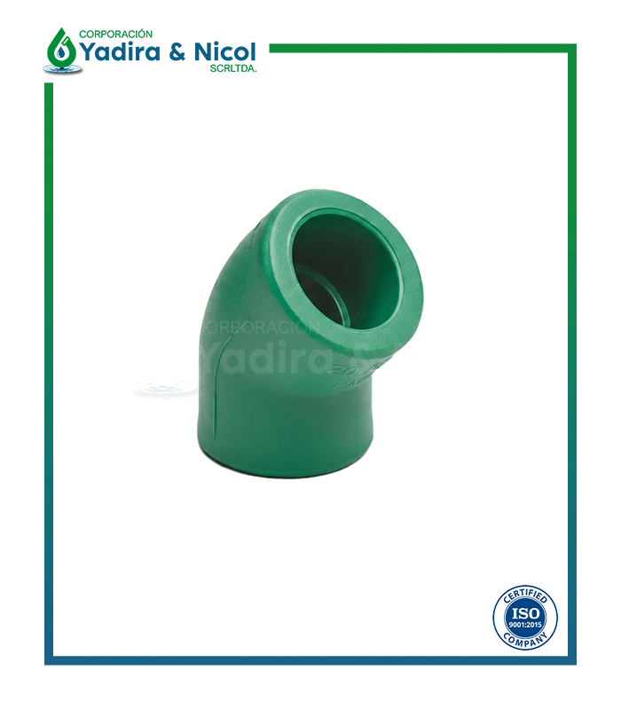 CODO DE 45° PPR ROTOPLAS