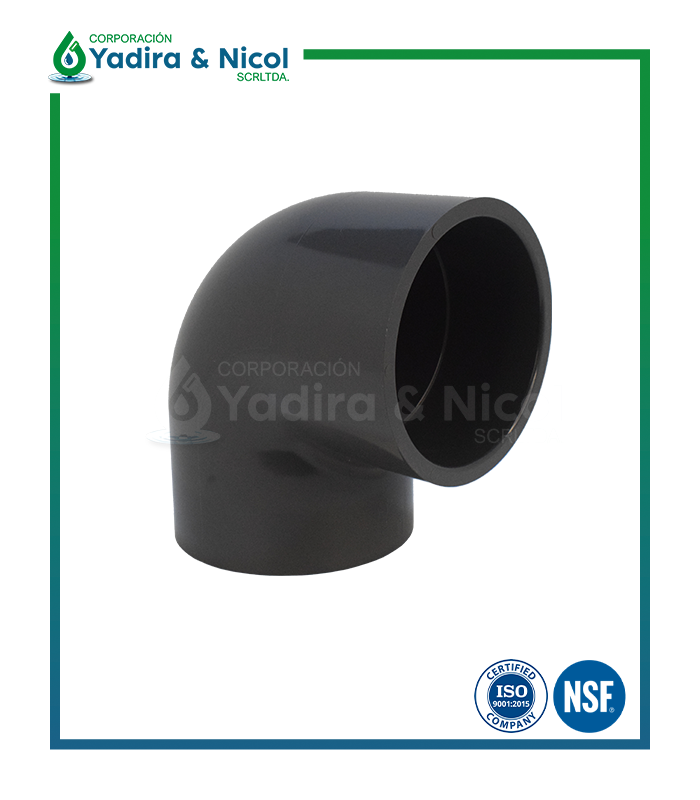 CODO DE 90° A PRESIÓN PVC SCH-80 LESSO