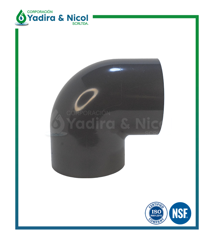 CODO DE 90° A PRESIÓN PVC SCH-80 LESSO