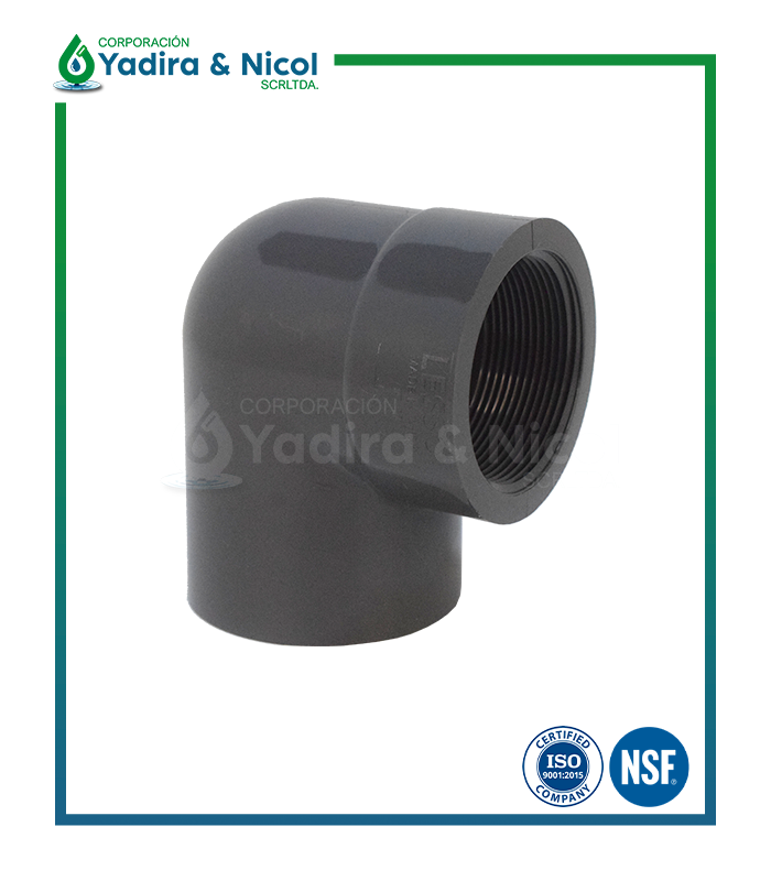 CODO DE 90° MIXTO PVC SCH-80 LESSO