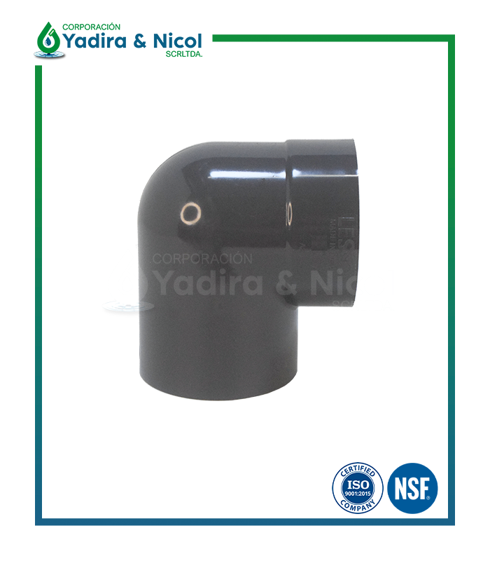 CODO DE 90° MIXTO PVC SCH-80 LESSO