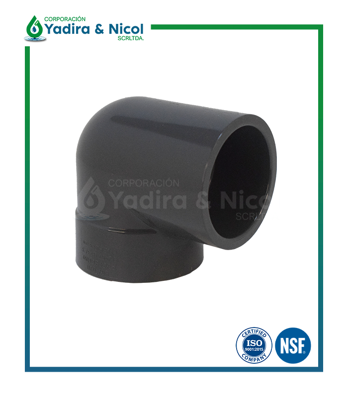 CODO DE 90° MIXTO PVC SCH-40 LESSO