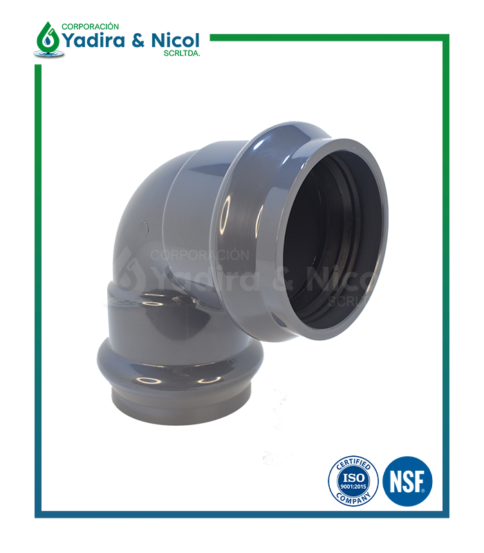 CODO DE 90° PVC UF ERA