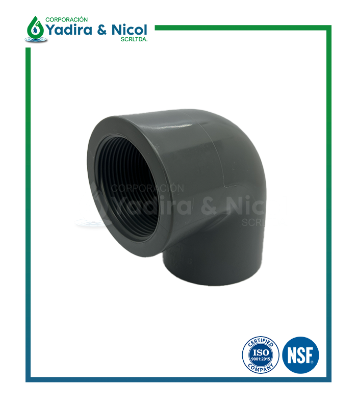 CODO DE 90° MIXTO PVC SCH-80 ERA