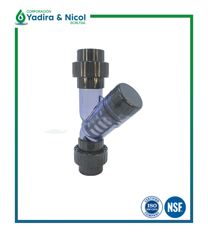 FILTRO YEE CON UNIVERSAL PVC SH-DFP