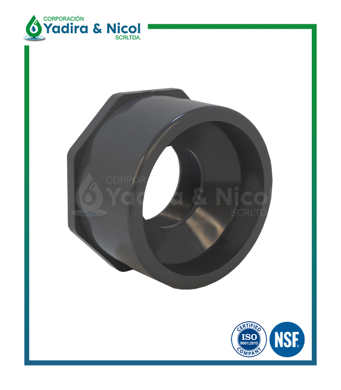 REDUCCIÓN BUGEN MIXTO PVC SCH-80 LESSO