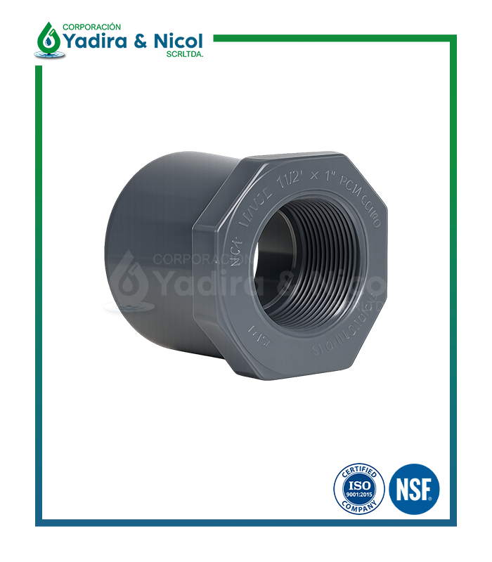 REDUCCIÓN BUGEN MIXTO PVC SCH-80 SH-DFP