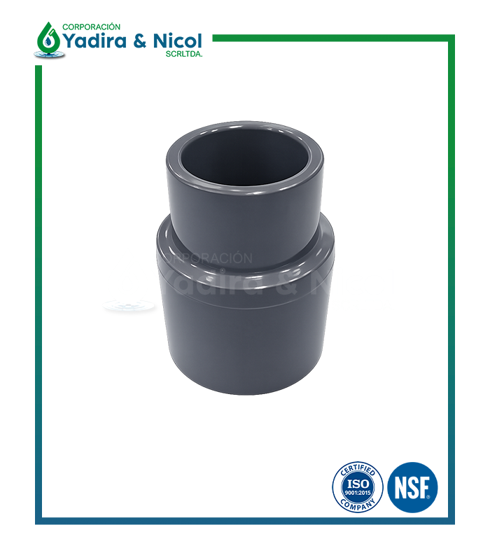 REDUCCIÓN CAMPANA A PRESIÓN PVC LD
