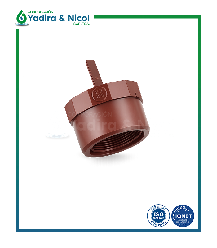 TAPON HEMBRA CON ROSCA HIDRO PPH IPS
