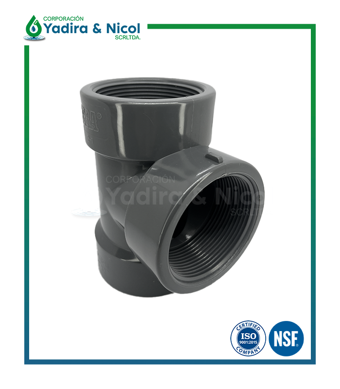 TE CON ROSCA PVC SCH-80 ERA
