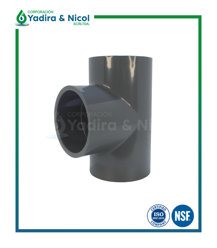 TEE A PRESIÓN PVC SCH-80 LESSO