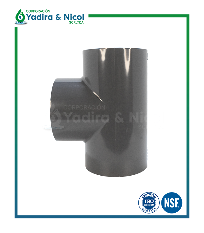 TEE A PRESIÓN PVC SCH-80 LESSO