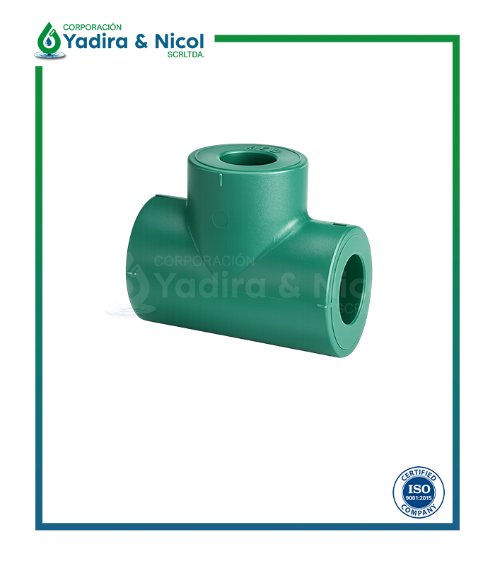 TEE CON REDUCCIÓN PPR ROTOPLAS
