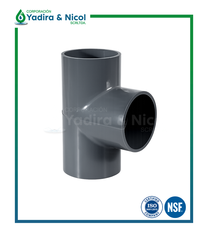 TEE A PRESIÓN DIN PVC ERA