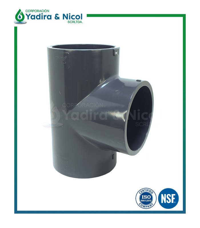 TEE A PRESIÓN PVC SCH-80 ERA