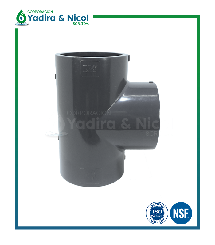 TEE A PRESIÓN PVC SCH-80 ERA