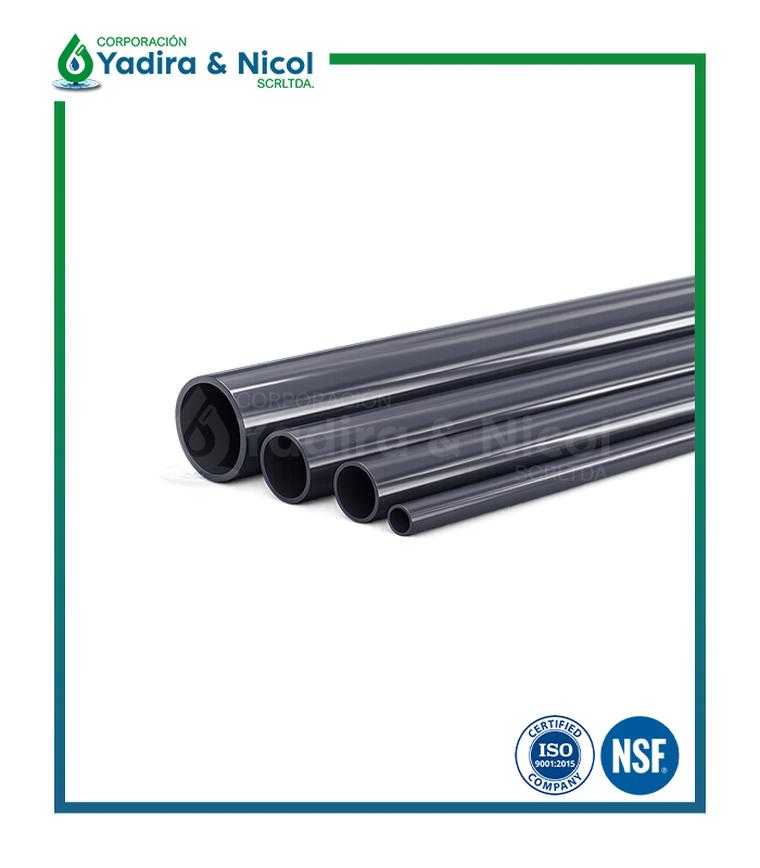 TUBO X 6 METROS A PRESIÓN PVC SCH-80 ERA