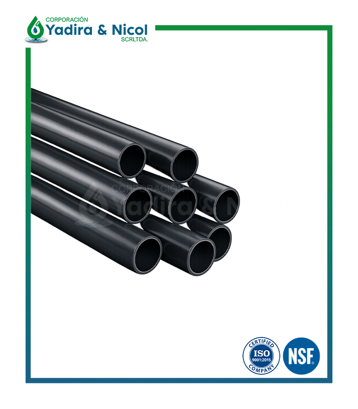 TUBO X 6 MTS A PRESIÓN PVC SCH-80 LESSO