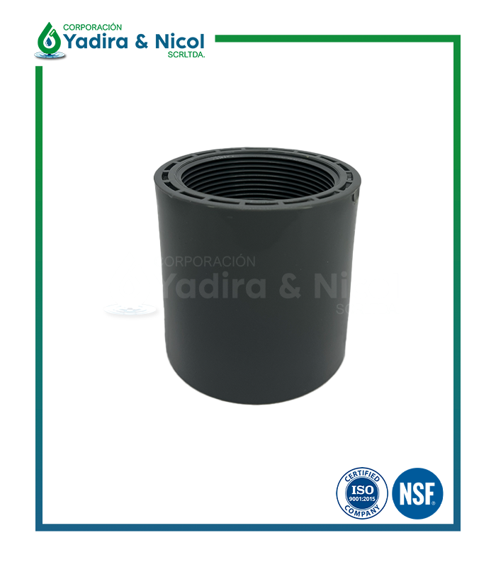 UNIÓN SIMPLE MIXTO PVC SCH-80 ERA