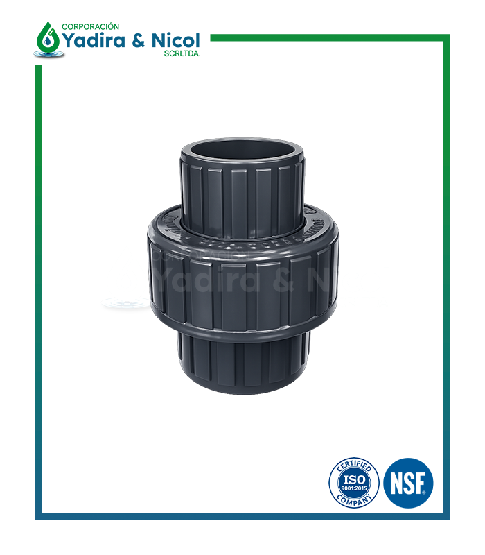 UNIÓN UNIVERSAL A PRESIÓN PVC LD