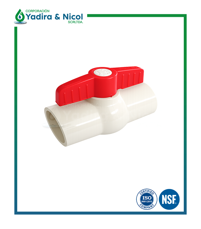 VALVULA ESFERICA CPVC SH-DFP