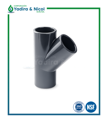 YEE A PRESION PVC SCH-40 LD